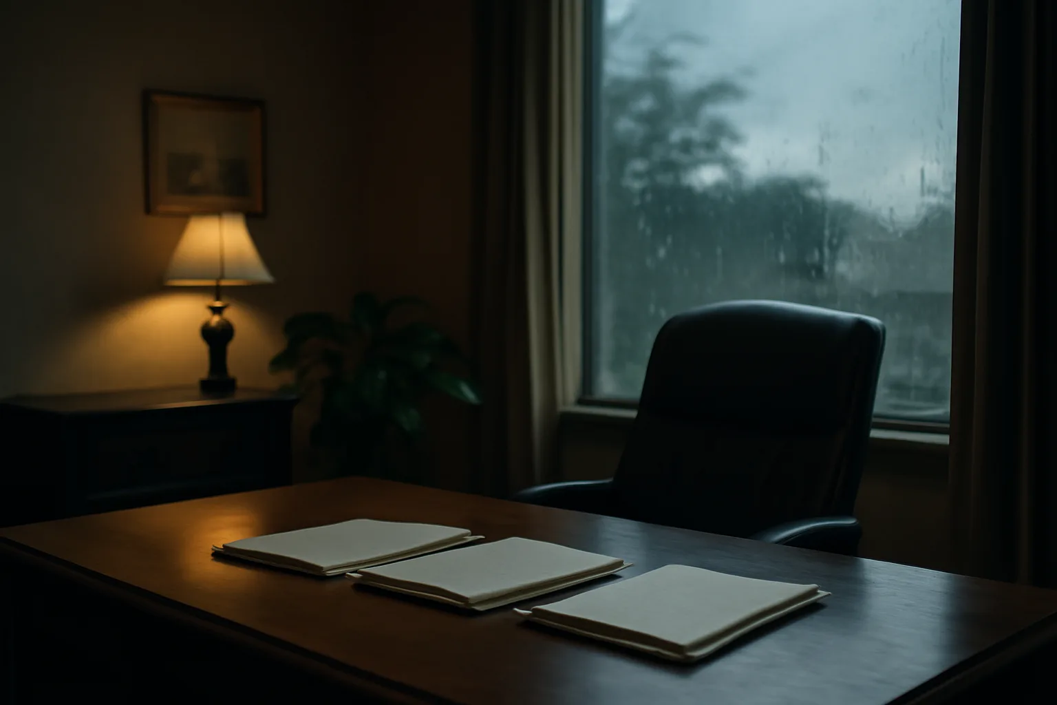 Arkansas human composting board research papers on a funeral office desk
